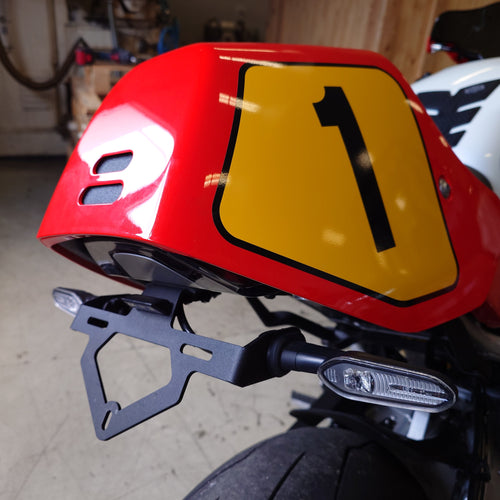 Yamaha XSR900 22+ & XSR900 GP Kennzeichen Halter Tail Tidy Support Plaque Portatarga Porta Matricula GS Moto!