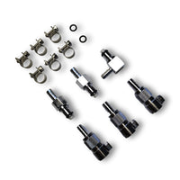 
              BMW R1150GS Adventure Messing / Chrom Schnellverschluss Kraftstoffanschluss Kit Sgancio Rápida Release Rapido Rapide Quick Liberación Fuel Dégagement Connettore Connector Connecteur Conector Combustible Carburant
            